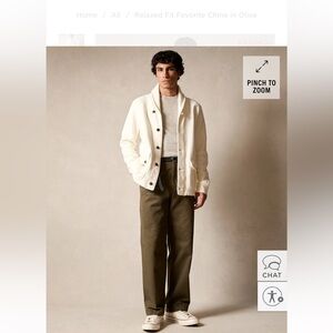 Todd Snyder Relax Fit Chino - Olive